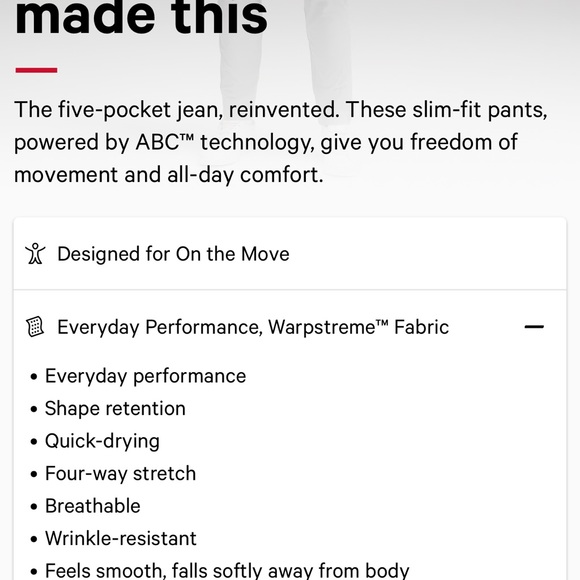 Lululemon Men’s ABC Slim Fit 5-pocket pants - Picture 6 of 7